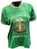 Buffalo Dallas Alpha Kappa Alpha Crest Football Jersey [Green]