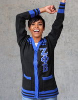 Big Boy Zeta Phi Beta Divine 9 S7 Ladies Sweater [Black]