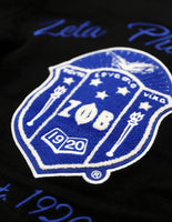 Big Boy Zeta Phi Beta Divine 9 S7 Ladies Sweater [Black]