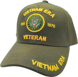 Army Vietnam Era Veteran Mens Cap [Olive Green]