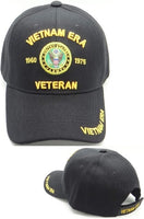 Army Vietnam Era Veteran Mens Cap [Black]