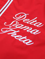 Big Boy Delta Sigma Theta Divine 9 S7 Hooded Ladies Windbreaker Jacket [Red]