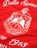 Big Boy Delta Sigma Theta Divine 9 S7 Hooded Ladies Windbreaker Jacket [Red]