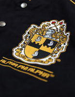 Big Boy Alpha Phi Alpha Divine 9 S10 Mens Twill Racing Jacket [Black]