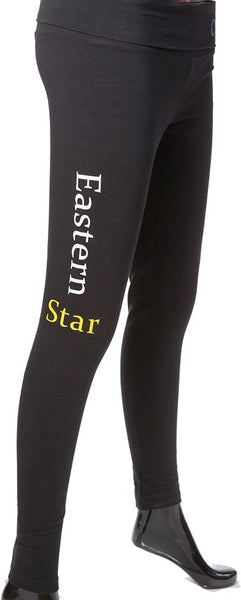 Eastern Star Yoga Leggings [Black]