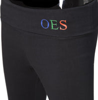 Eastern Star Yoga Leggings [Black]