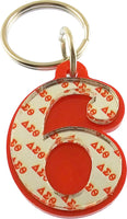 Delta Sigma Theta Line #6 Key Chain [Red]