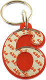 Delta Sigma Theta Line #6 Key Chain [Red]