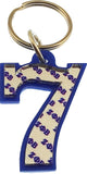 Zeta Phi Beta Line #7 Key Chain [Blue]
