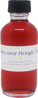 Baccarat Rouge 540 - Type Scented Body Oil Fragrance [Red - 2 oz. - Clear Glass - Regular Cap]