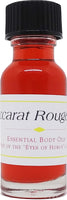 Baccarat Rouge 540 - Type Scented Body Oil Fragrance [Red - 1/2 oz. - Clear Glass - Regular Cap]