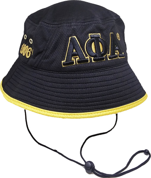 Alpha Phi Alpha Novelty Bucket Hat [Black]