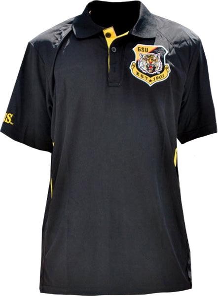 Big Boy Grambling State Tigers Mens Polo Shirt [Black]