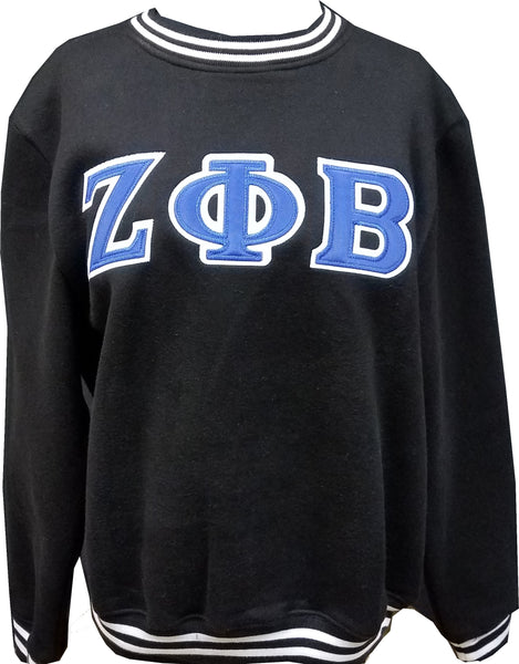 Buffalo Dallas Zeta Phi Beta Crewneck Sweatshirt [Black]