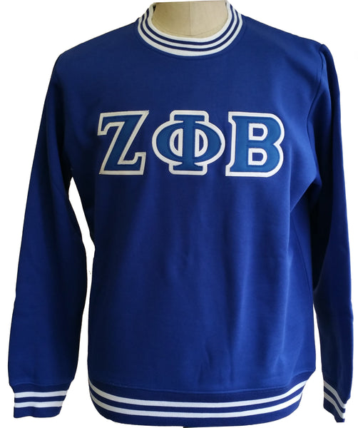 Buffalo Dallas Zeta Phi Beta Crewneck Sweatshirt [Blue]