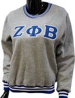 Buffalo Dallas Zeta Phi Beta Crewneck Sweatshirt [Grey]