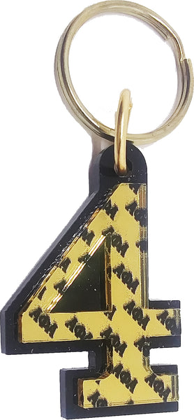 Alpha Phi Alpha Line #4 Key Chain [Black]