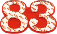 Delta Sigma Theta Acrylic Line #83 Pin [Red]