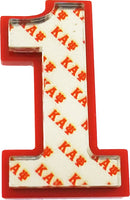 Kappa Alpha Psi Acrylic Line #1 Pin [Red/Silver]