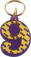 Omega Psi Phi Line #9 Key Chain [Purple]