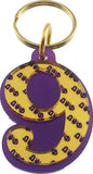 Omega Psi Phi Line #9 Key Chain [Purple]