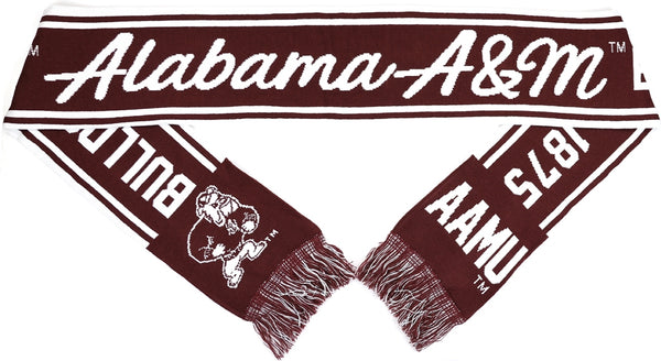 Big Boy Alabama A&M Bulldogs S6 Knit Scarf [Maroon]