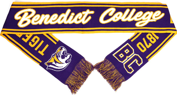 Big Boy Benedict Tigers S6 Knit Scarf [Purple]