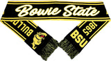 Big Boy Bowie State Bulldogs S6 Knit Scarf [Black]