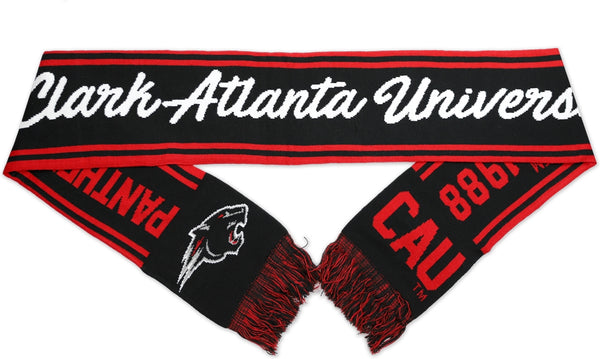 Big Boy Clark Atlanta Panthers S6 Knit Scarf [Black]