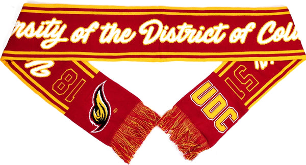 Big Boy District Of Columbia Firebirds S6 Knit Scarf [Crimson Red]