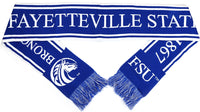 Big Boy Fayetteville State Broncos S6 Knit Scarf [Royal Blue]
