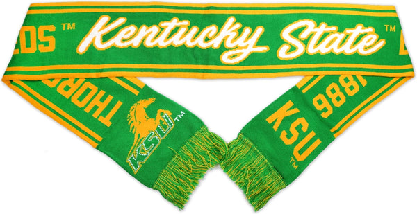 Big Boy Kentucky State Thorobreds S6 Knit Scarf [Green]