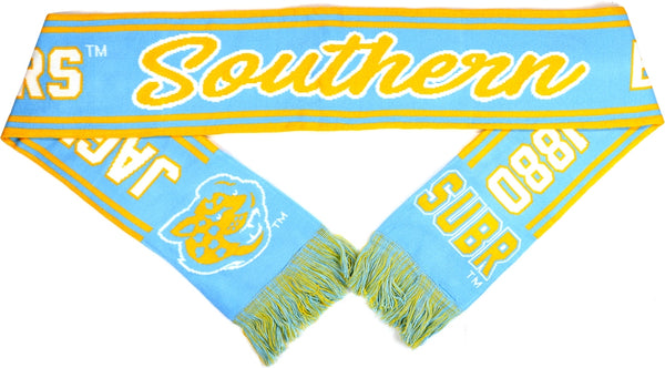 Big Boy Southern Jaguars S6 Knit Scarf [Sky Blue]