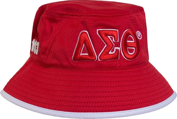 Delta Sigma Theta Novelty Bucket Hat [Red]