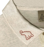 Delta Sigma Theta Elephant Collar Size Rhinestud Heat Transfer [Red]