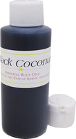 Black Coconut Scented Body Oil Fragrance