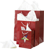 Eastern Star Gift Bag Set [Red]