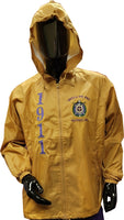 Buffalo Dallas Omega Psi Phi Hooded Windbreaker Line Jacket [Gold]