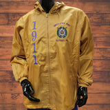 Buffalo Dallas Omega Psi Phi Hooded Windbreaker Line Jacket [Gold]