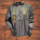 Buffalo Dallas Alpha Phi Alpha Hooded Windbreaker Line Jacket [Black]