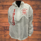 Buffalo Dallas Delta Sigma Theta Hooded Windbreaker Line Jacket [White]