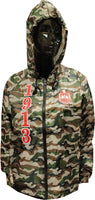 Buffalo Dallas Delta Sigma Theta Camo Hooded Windbreaker Line Jacket [Camouflage]