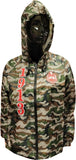 Buffalo Dallas Delta Sigma Theta Camo Hooded Windbreaker Line Jacket [Camouflage]