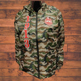 Buffalo Dallas Delta Sigma Theta Camo Hooded Windbreaker Line Jacket [Camouflage]