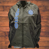 Buffalo Dallas Zeta Phi Beta Hooded Windbreaker Line Jacket [Black]
