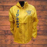 Buffalo Dallas Sigma Gamma Rho Hooded Windbreaker Line Jacket [Gold]