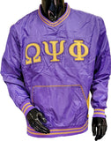 Buffalo Dallas Omega Psi Phi Windbreaker Pullover Jacket [Purple]