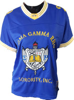 Buffalo Dallas Sigma Gamma Rho Crest Football Jersey [Blue]