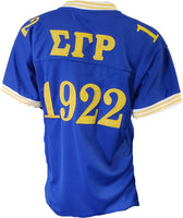 Buffalo Dallas Sigma Gamma Rho Crest Football Jersey [Blue]