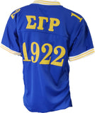 Buffalo Dallas Sigma Gamma Rho Crest Football Jersey [Blue]